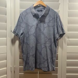 Daniel Cremieux Classics Men’s Large Blue Paisley Polo Shirt